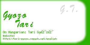 gyozo tari business card